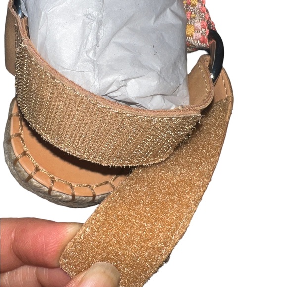 💗 NWB! Frye & Co Colorful Stitch Wrap Sandals - Picture 9 of 12